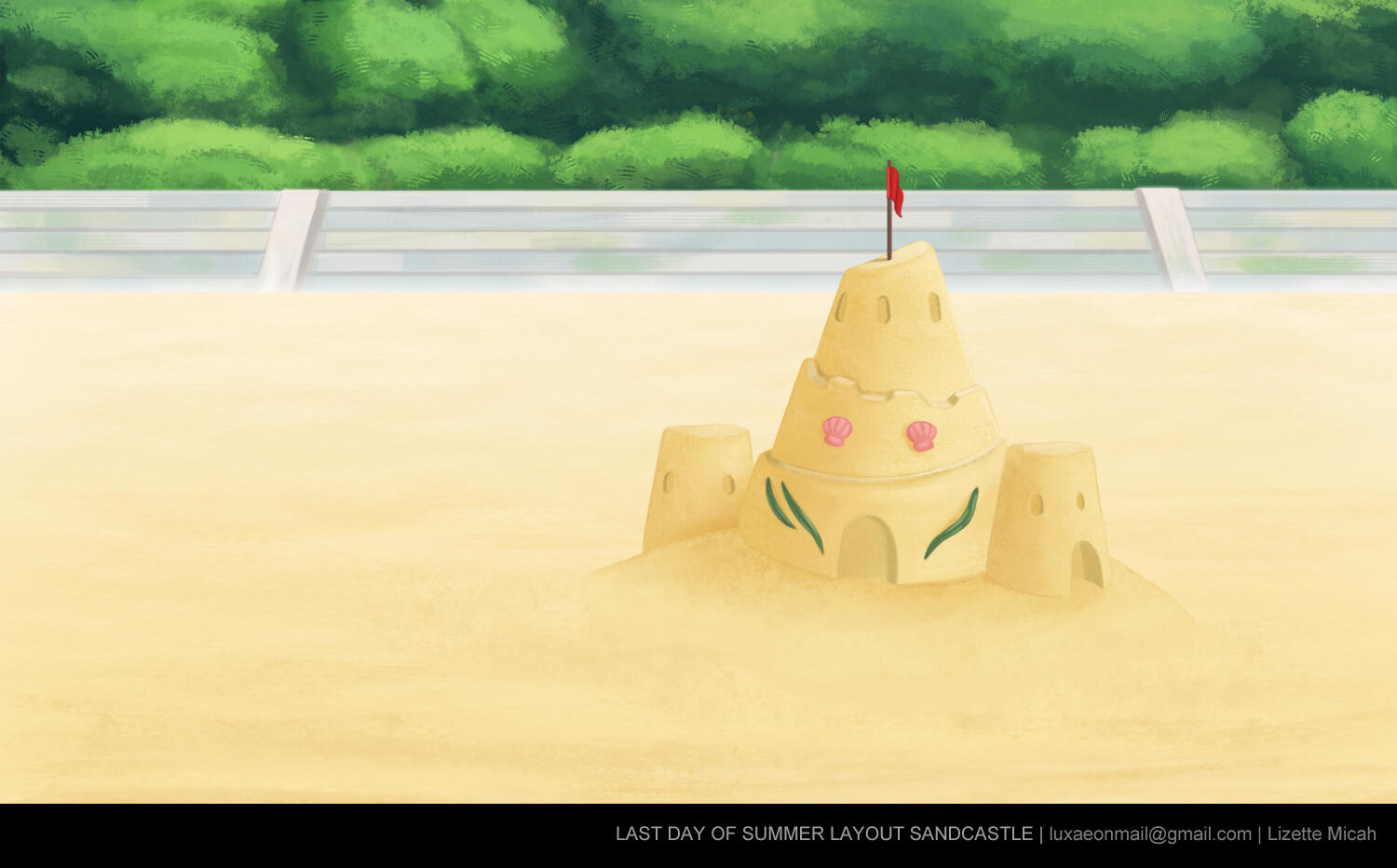 Last Day of Summer Layout Sandcastle Last Day of Summer Layout Sandcastle