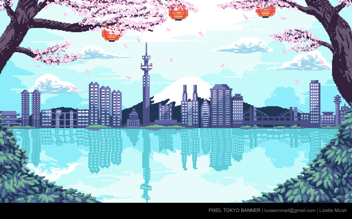 Pixel Tokyo Banner Pixel Tokyo Banner