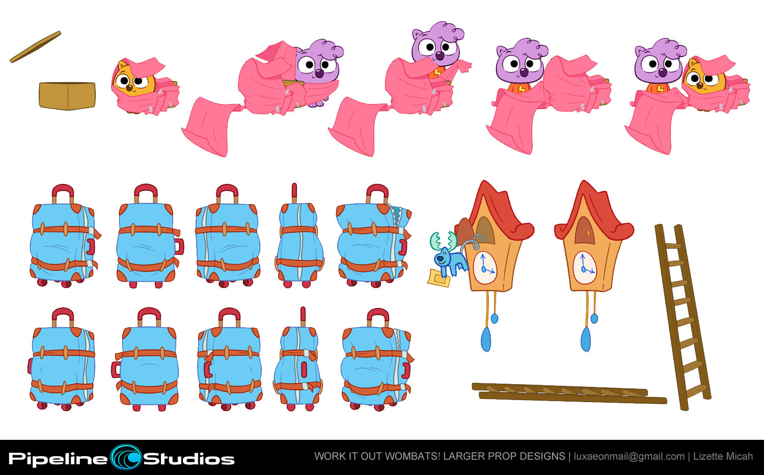 Work it Out Wombats! Larger Prop Designs Work it Out Wombats! Larger Prop Designs